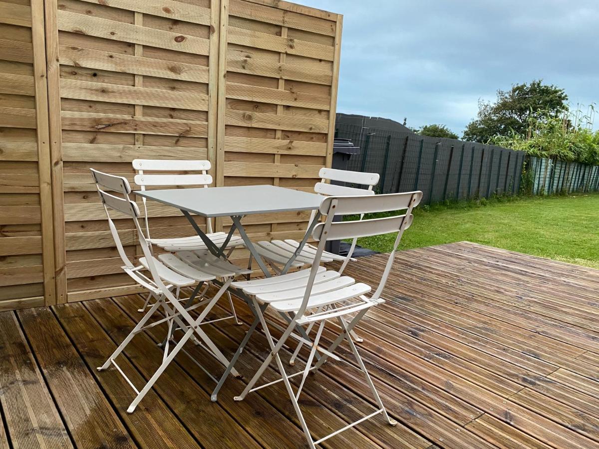 Maison De Village Avec Jardin 15Mn Des Plages, Wifi, 2 Chambres, Jardin Hesdin-lʼAbbé Esterno foto