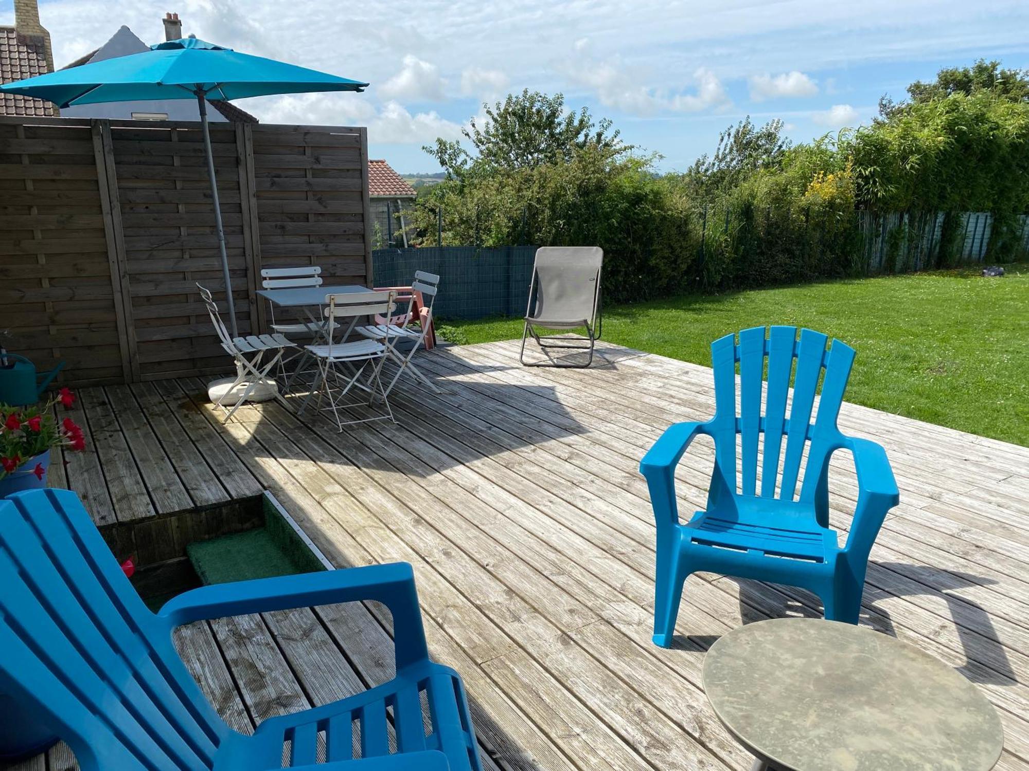 Maison De Village Avec Jardin 15Mn Des Plages, Wifi, 2 Chambres, Jardin Hesdin-lʼAbbé Esterno foto