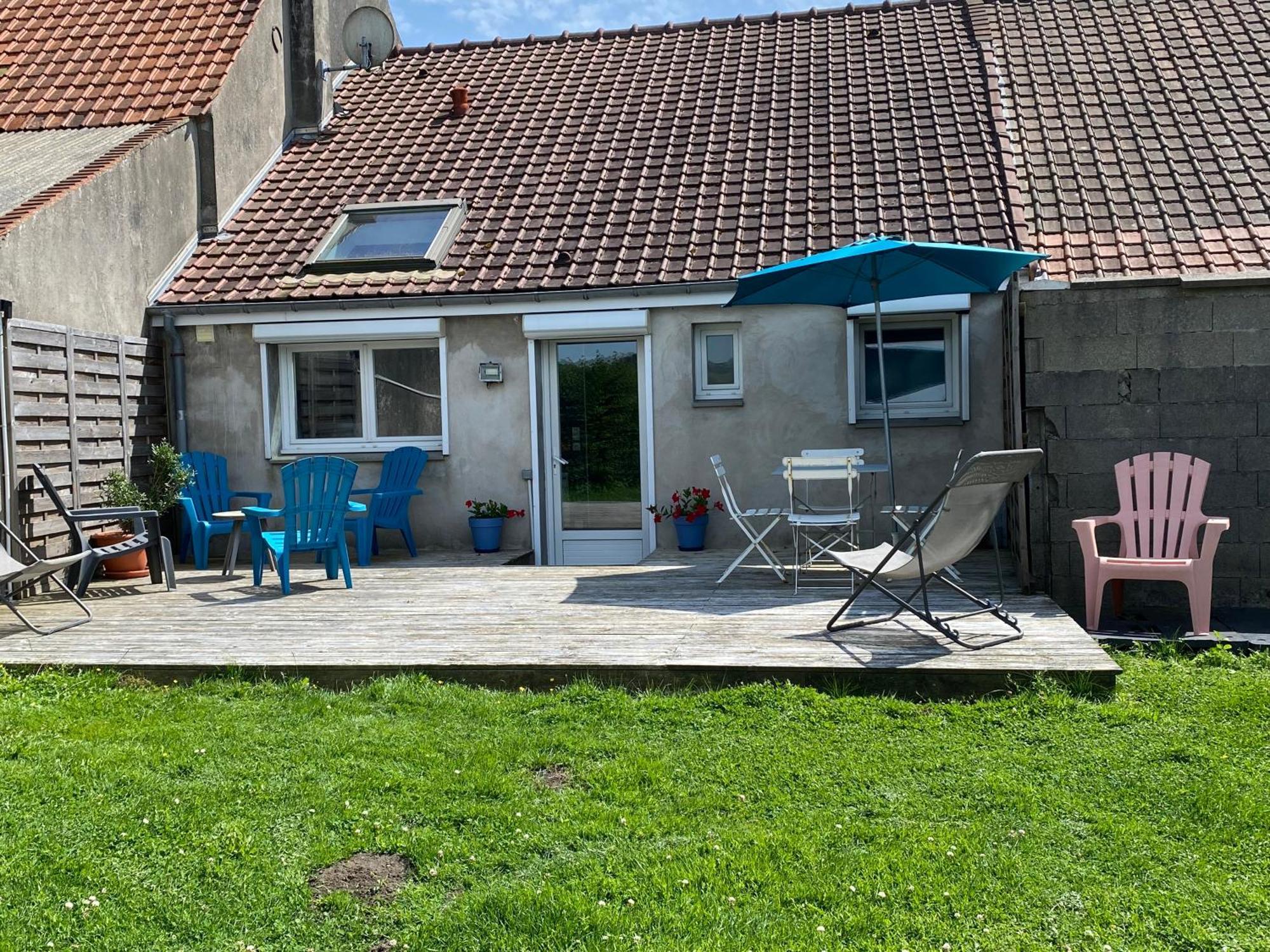 Maison De Village Avec Jardin 15Mn Des Plages, Wifi, 2 Chambres, Jardin Hesdin-lʼAbbé Esterno foto