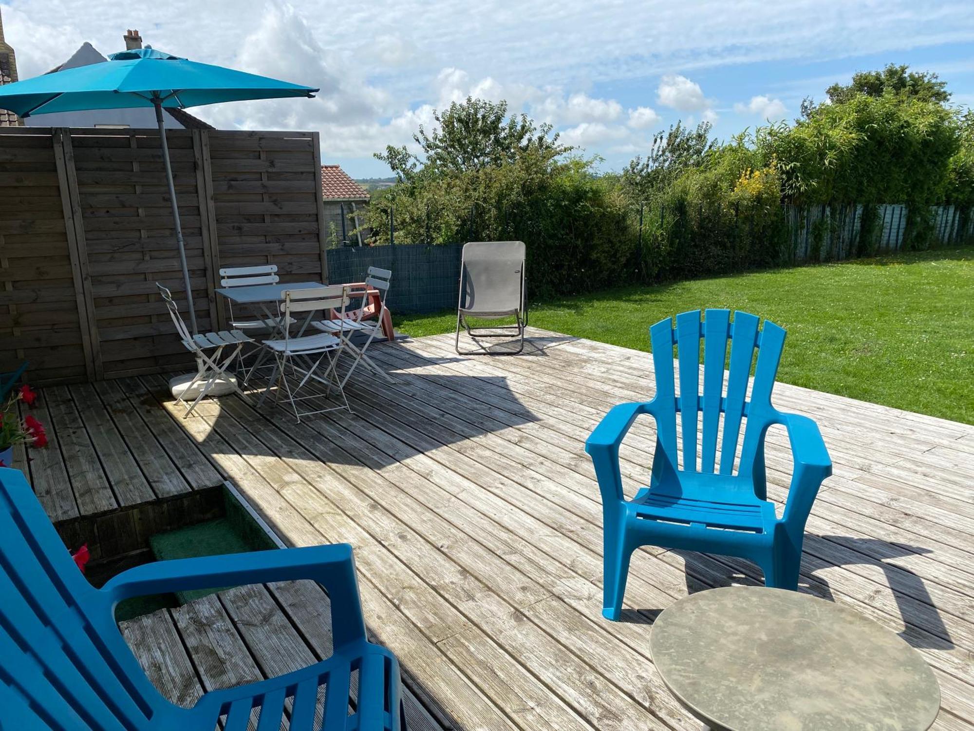 Maison De Village Avec Jardin 15Mn Des Plages, Wifi, 2 Chambres, Jardin Hesdin-lʼAbbé Esterno foto