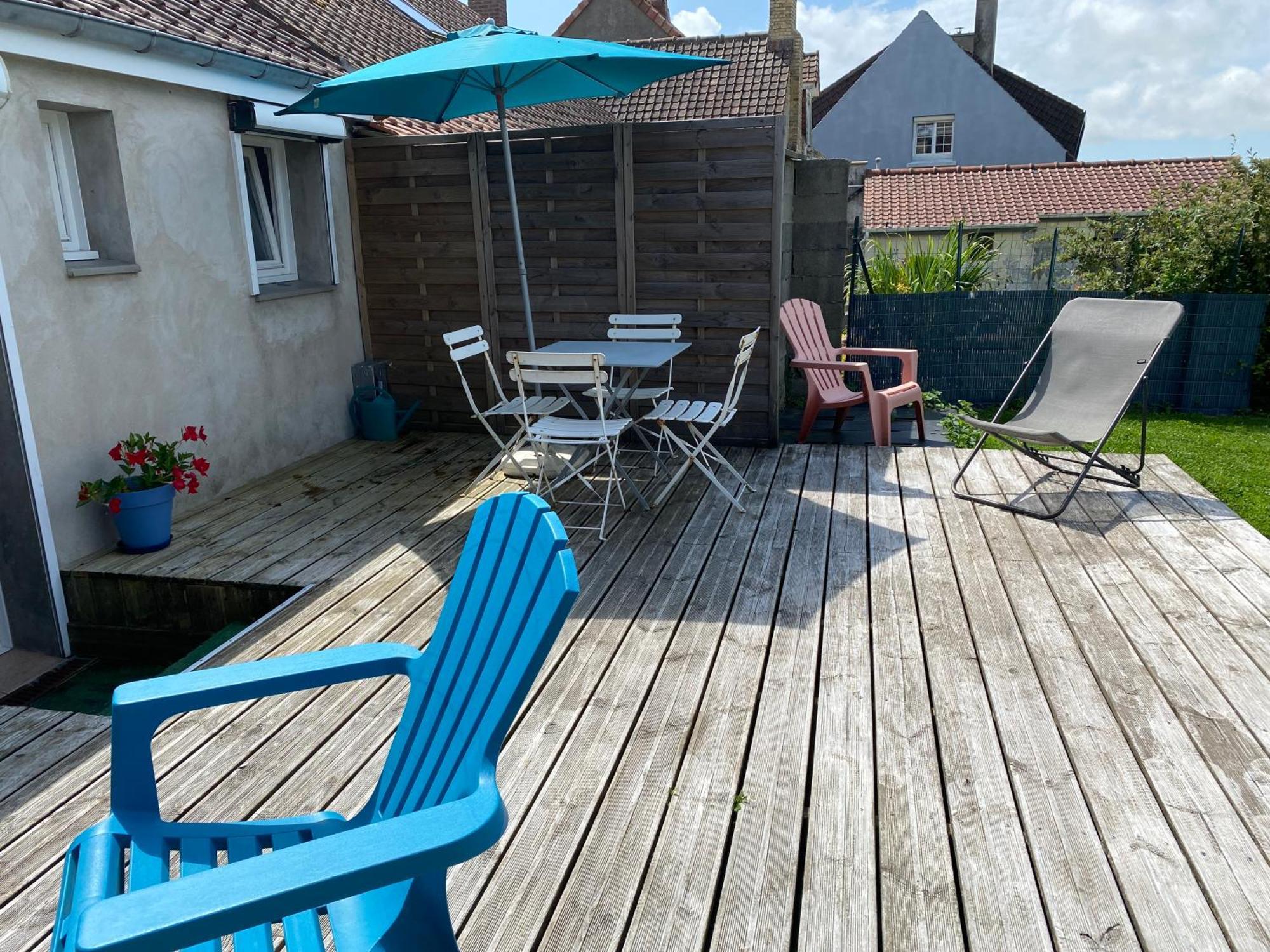 Maison De Village Avec Jardin 15Mn Des Plages, Wifi, 2 Chambres, Jardin Hesdin-lʼAbbé Esterno foto