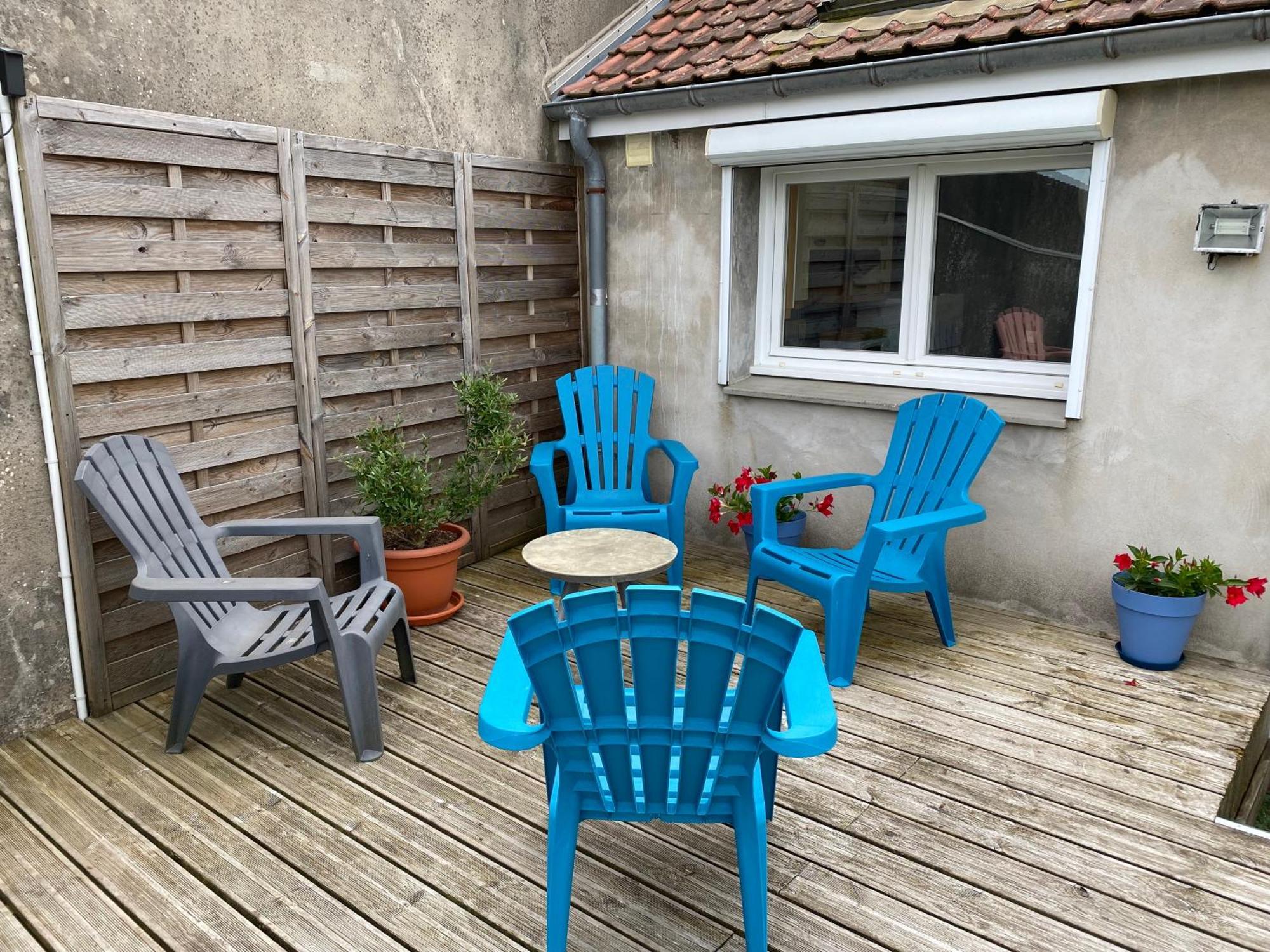 Maison De Village Avec Jardin 15Mn Des Plages, Wifi, 2 Chambres, Jardin Hesdin-lʼAbbé Esterno foto